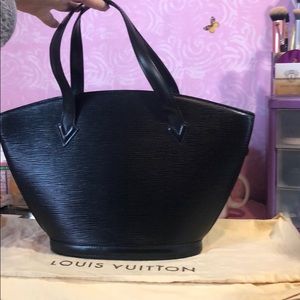 Authentic Louis Vuitton black handbag